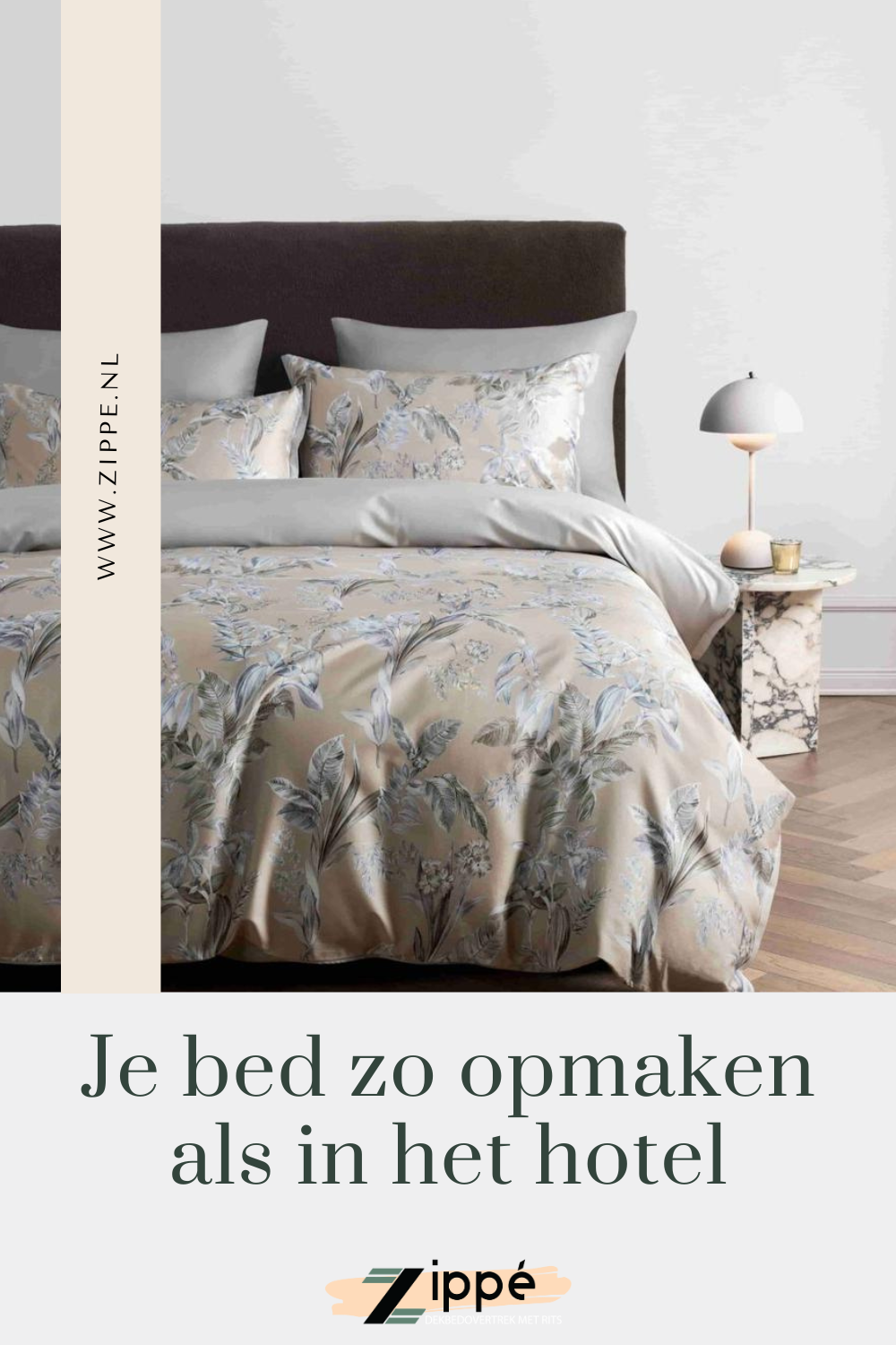 Bed opmaken zoals in een hotel